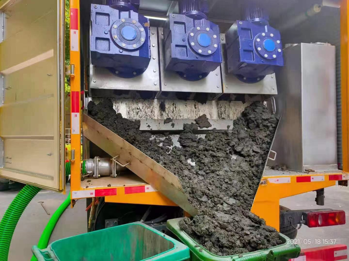 仪征化粪池清掏城市维护站-泥浆净化干湿分离处理